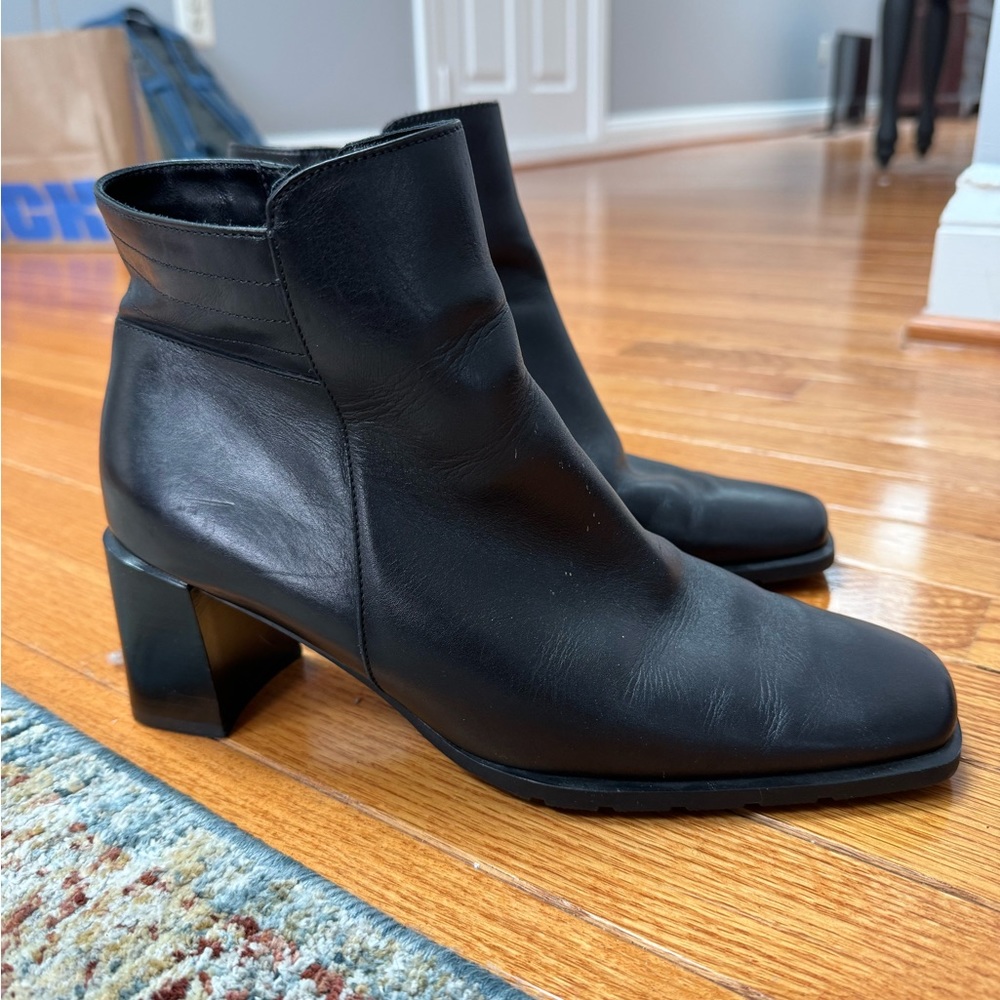 Ecco Black Leather Boots